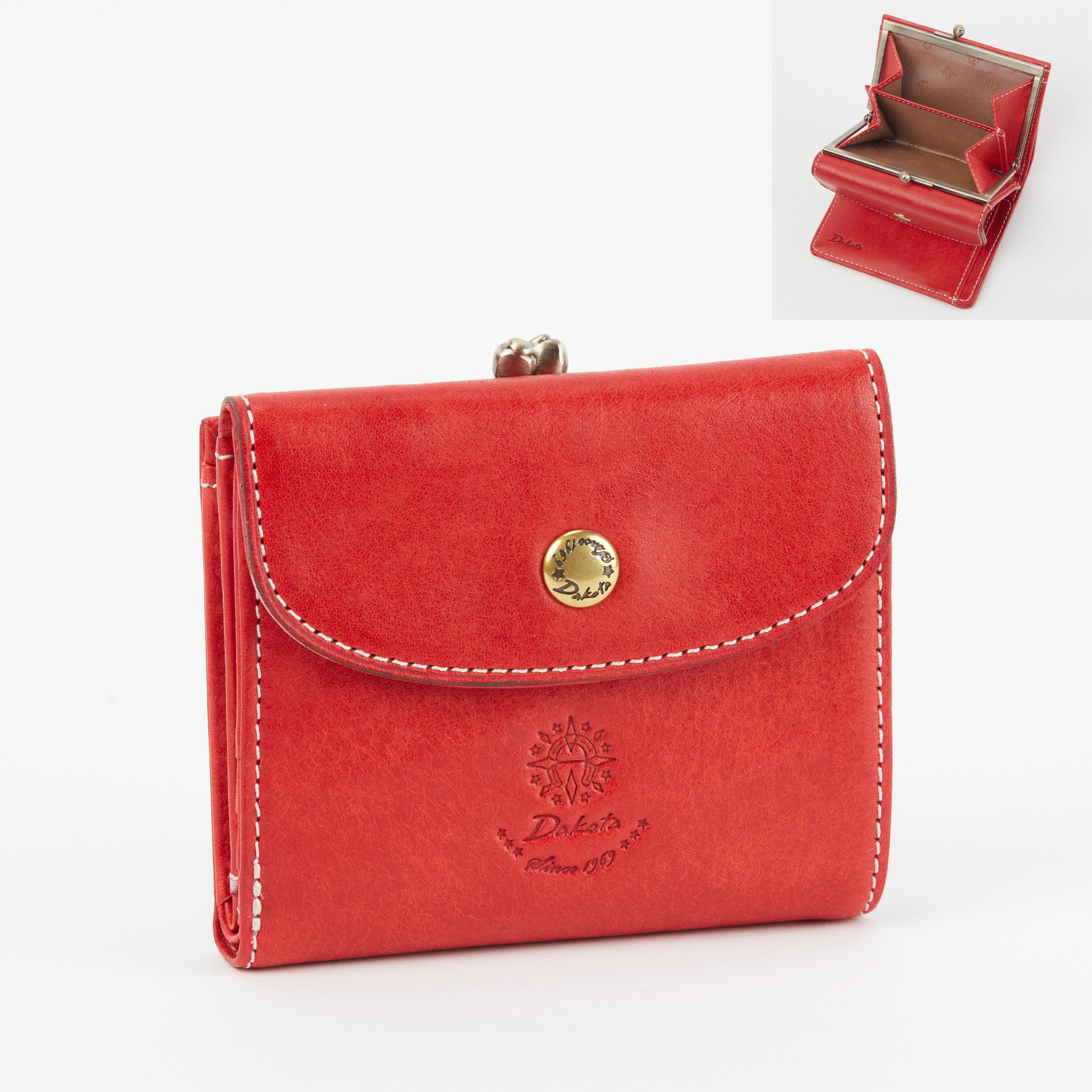 コラッジョ がま口二つ折り財布 0030941