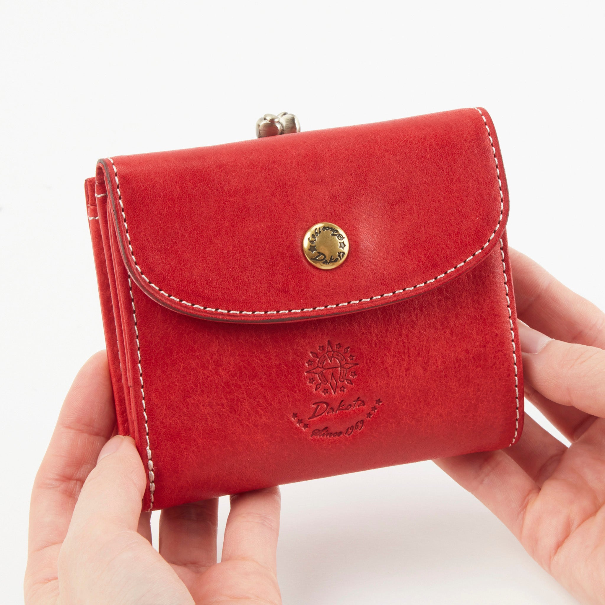 コラッジョ がま口二つ折り財布 0030941