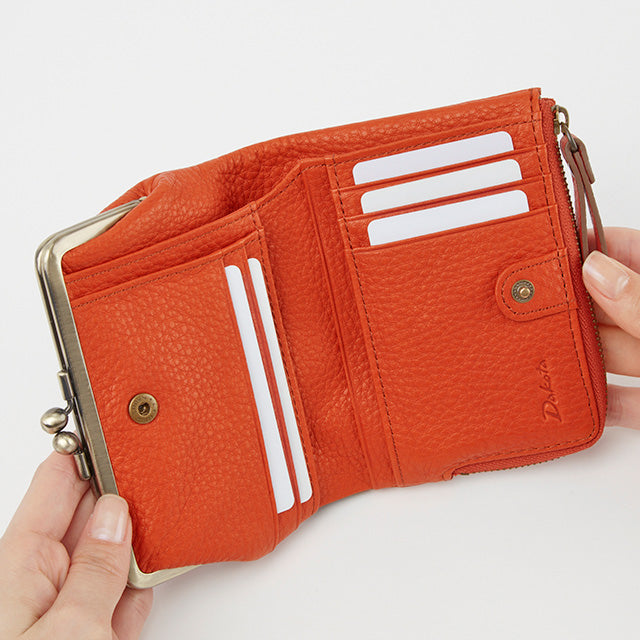 アーブル がま口二つ折り財布 0031361