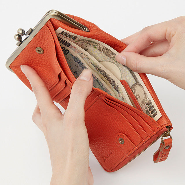 アーブル がま口二つ折り財布 0031361