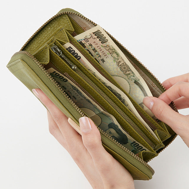 アーブル ラウンドファスナー長財布 0031363