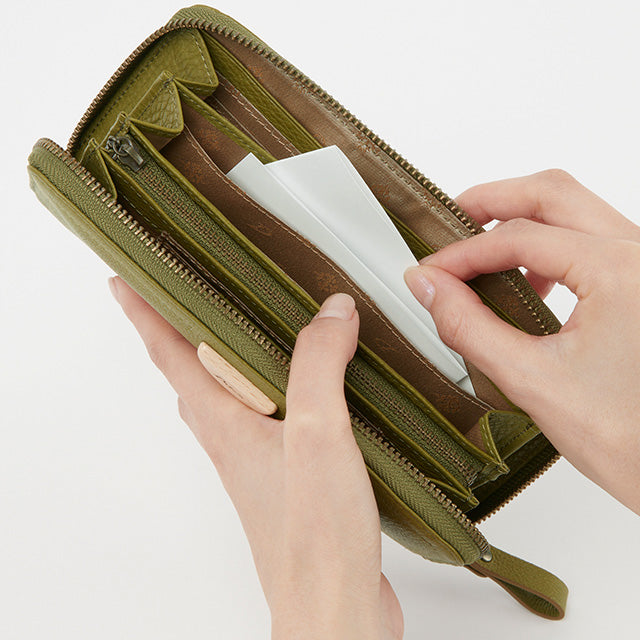 アーブル ラウンドファスナー長財布 0031363