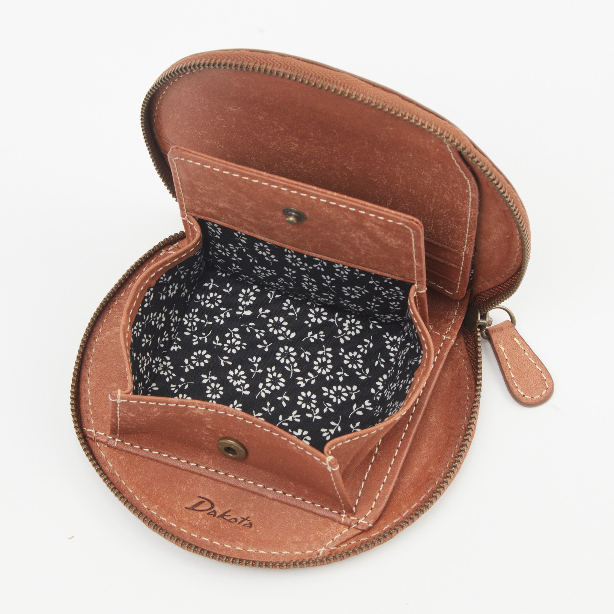 【yubeshi×Dakotaコラボ第二弾】 公式WEB・一部店舗限定品 カモミール ラウンドファスナー二つ折り財布 0031680