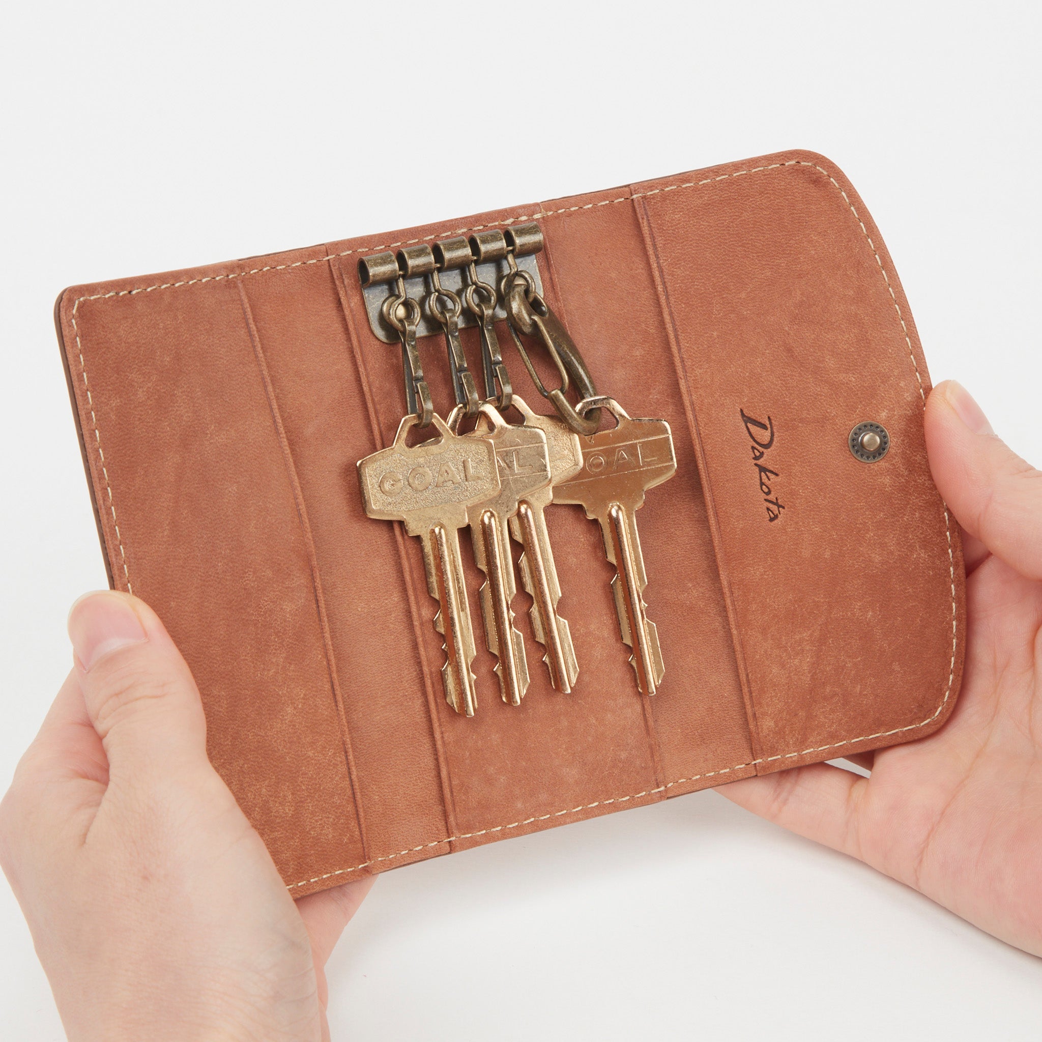 【yubeshi×Dakotaコラボ第二弾】 公式WEB・一部店舗限定品 カモミール キーケース 0031681