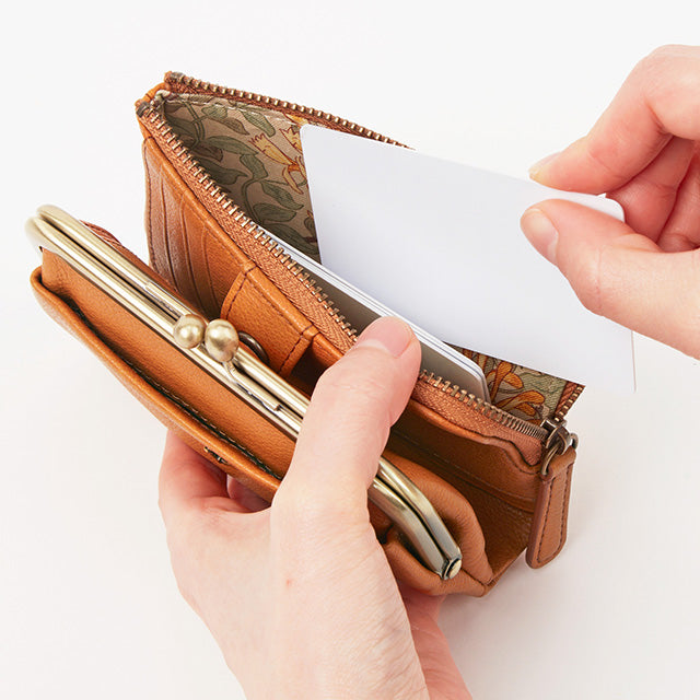 バイブリー がま口二つ折り財布 0031761