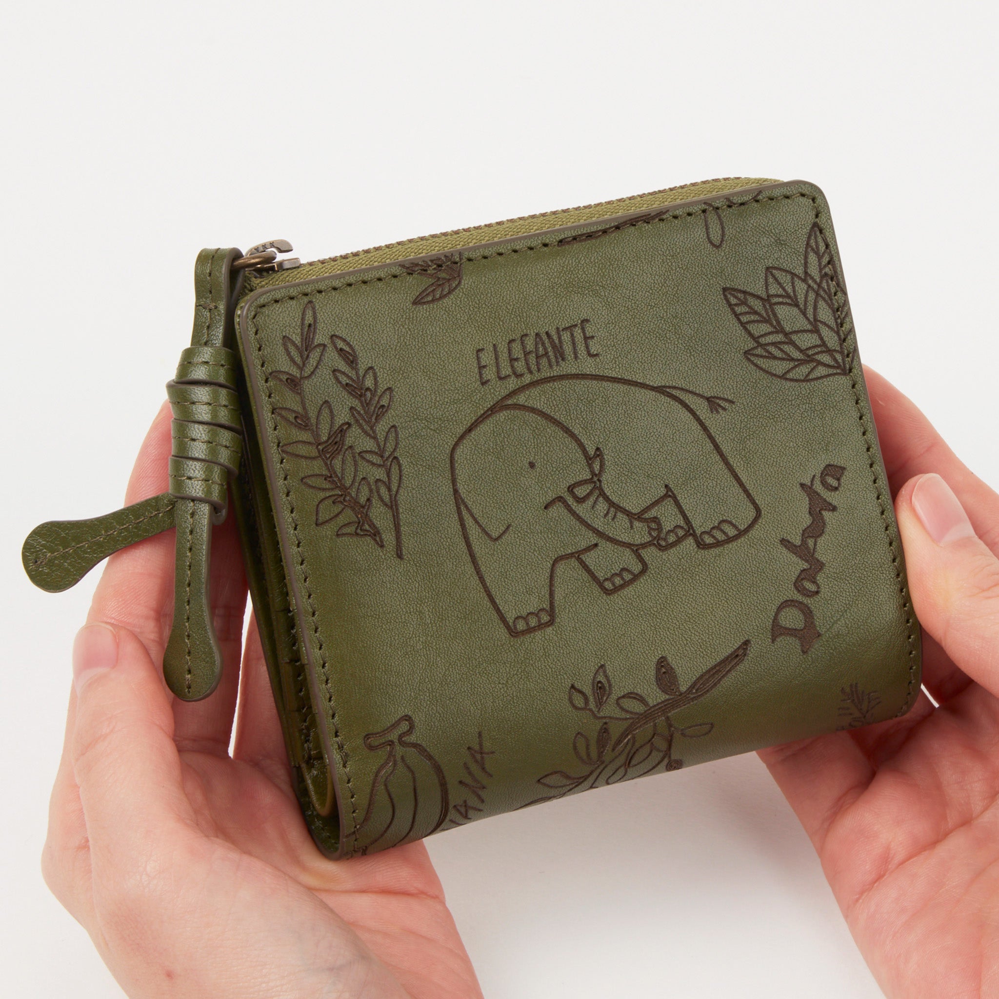 エレファンテ 二つ折り財布 0031781