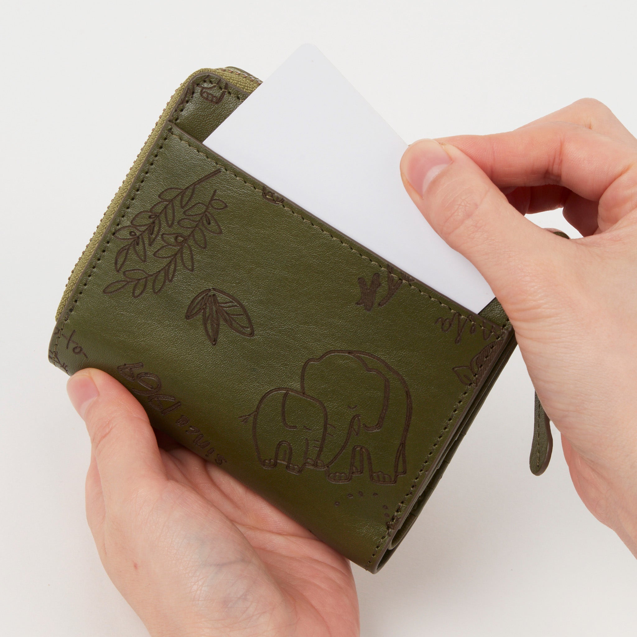 エレファンテ 二つ折り財布 0031781