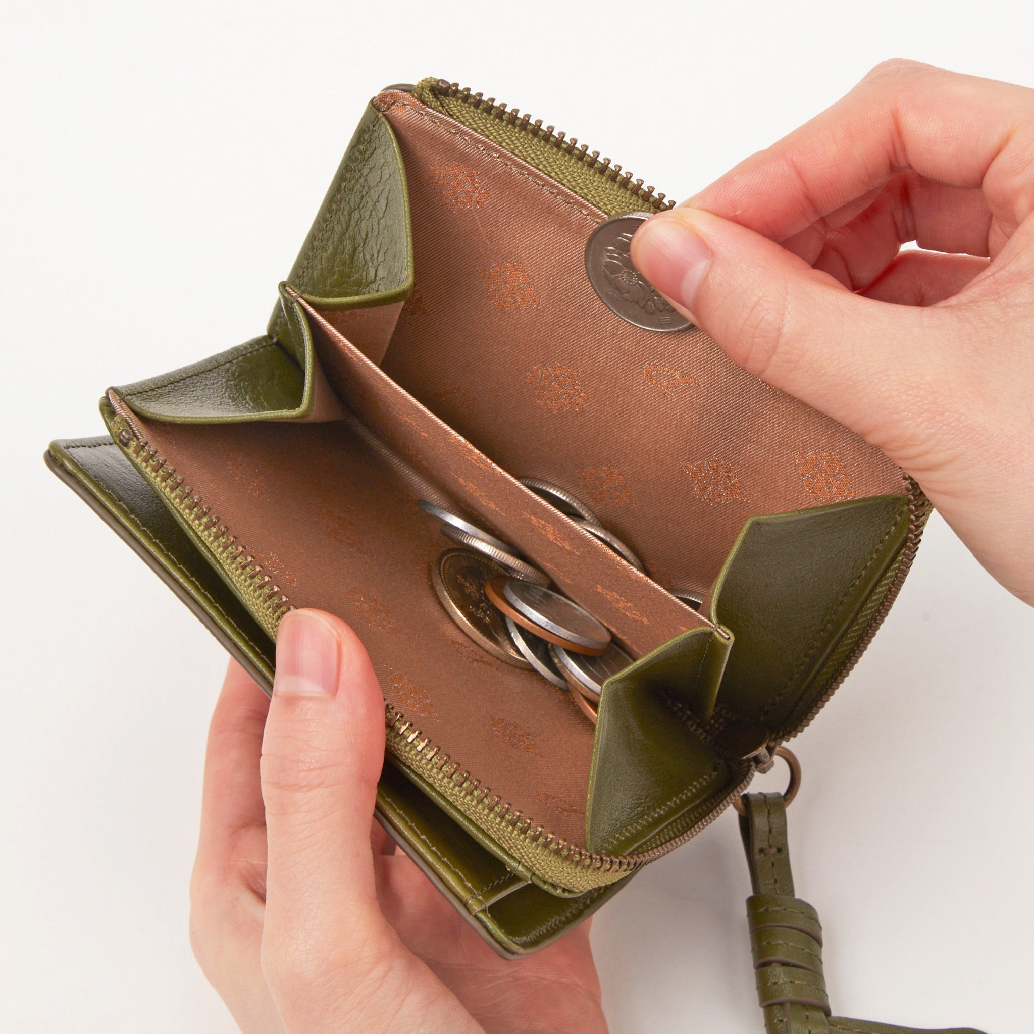 エレファンテ 二つ折り財布 0031781