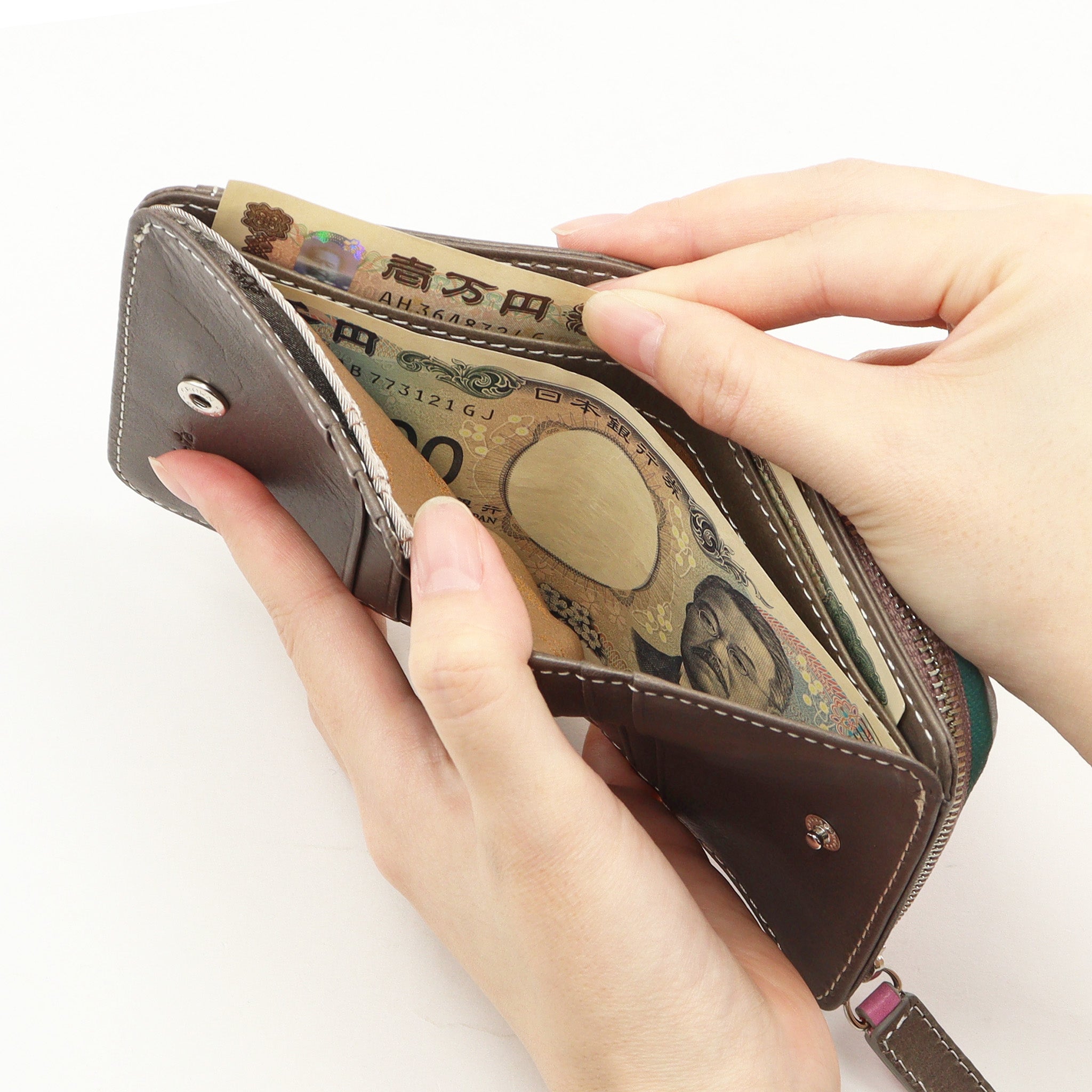 ブロッコ 二つ折りミニ財布 0032070