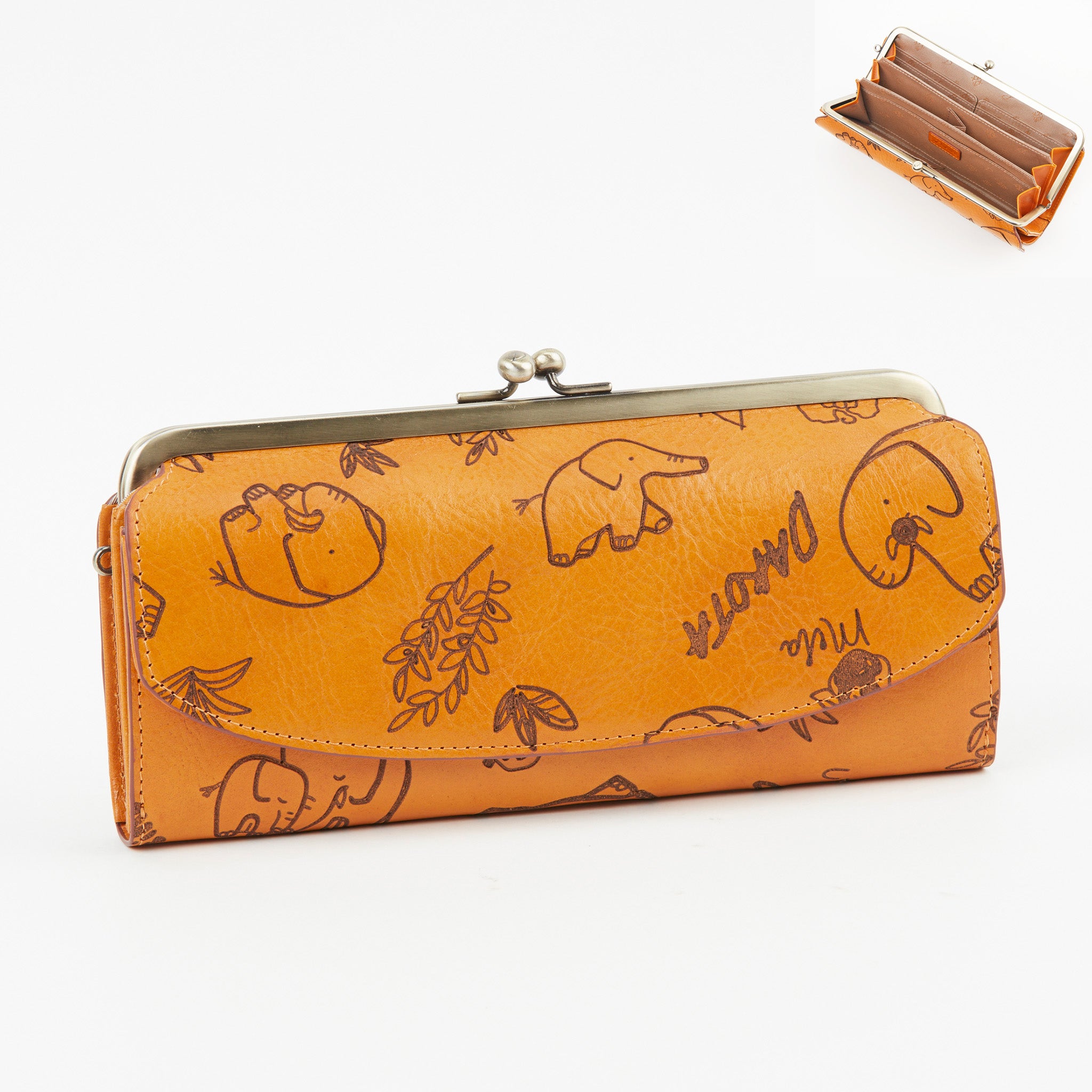 【公式WEB限定品】 エレファンテ がま口長財布 0038635