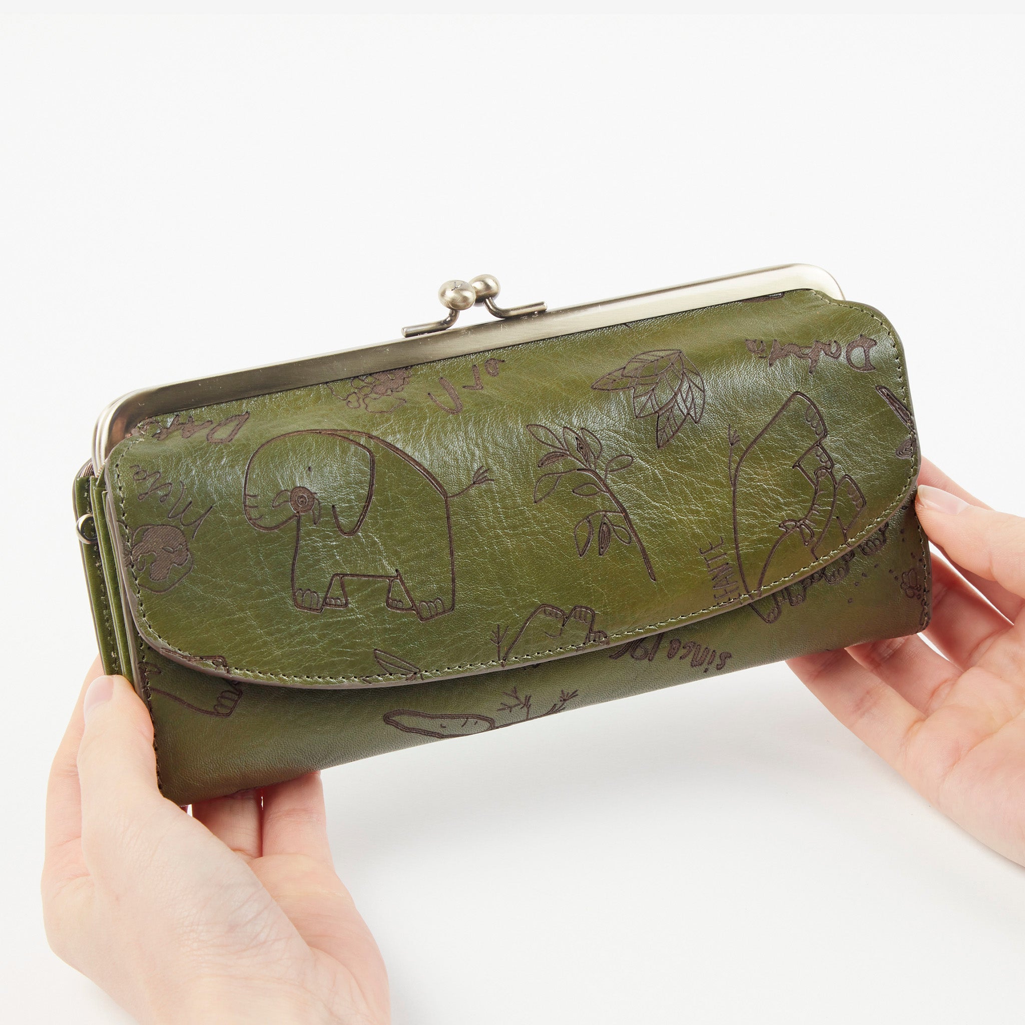 【公式WEB限定品】 エレファンテ がま口長財布 0038635