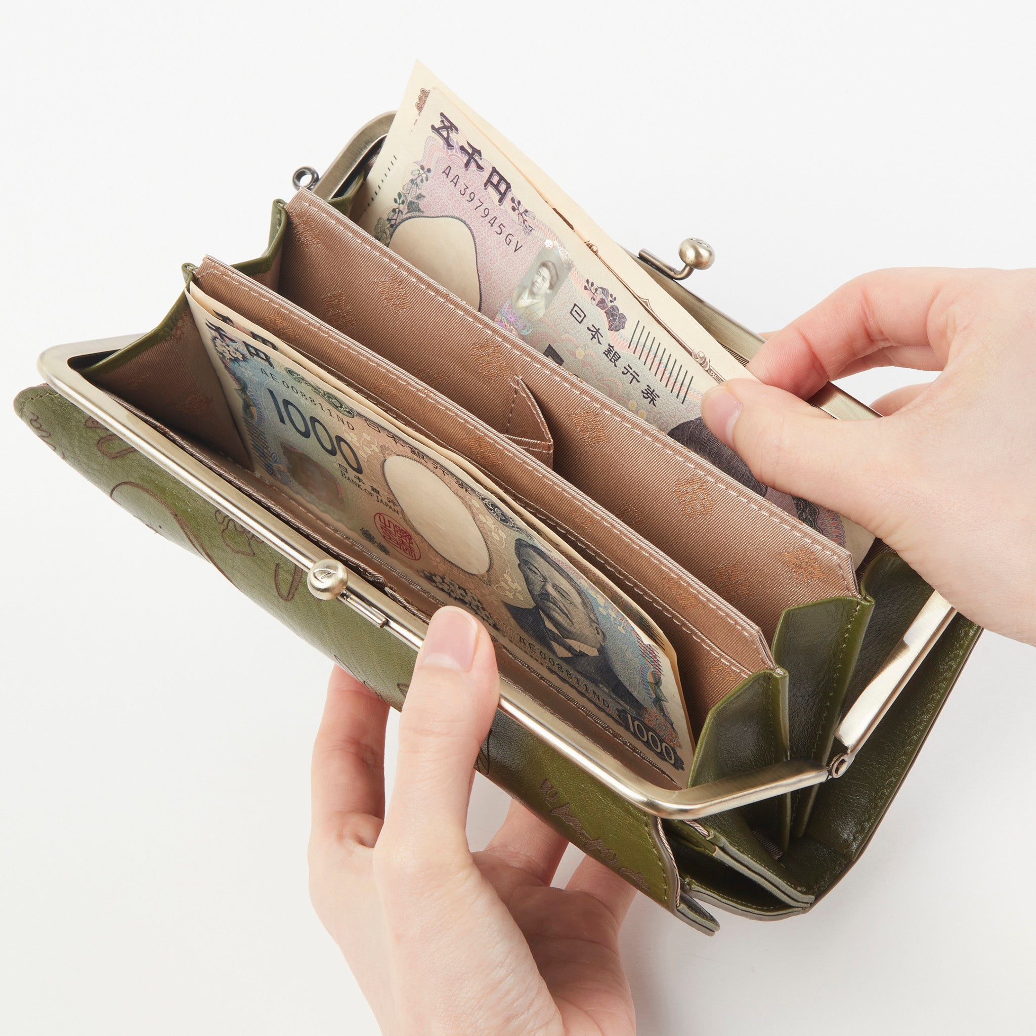 【公式WEB限定品】 エレファンテ がま口長財布 0038635