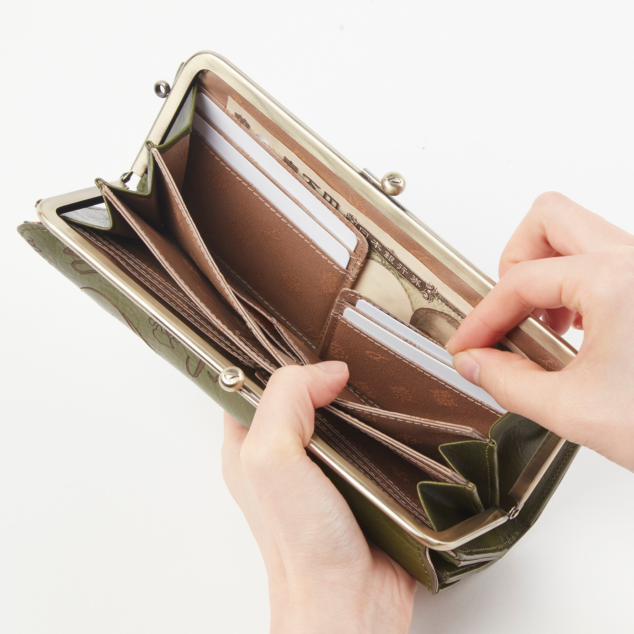 【公式WEB限定品】 エレファンテ がま口長財布 0038635