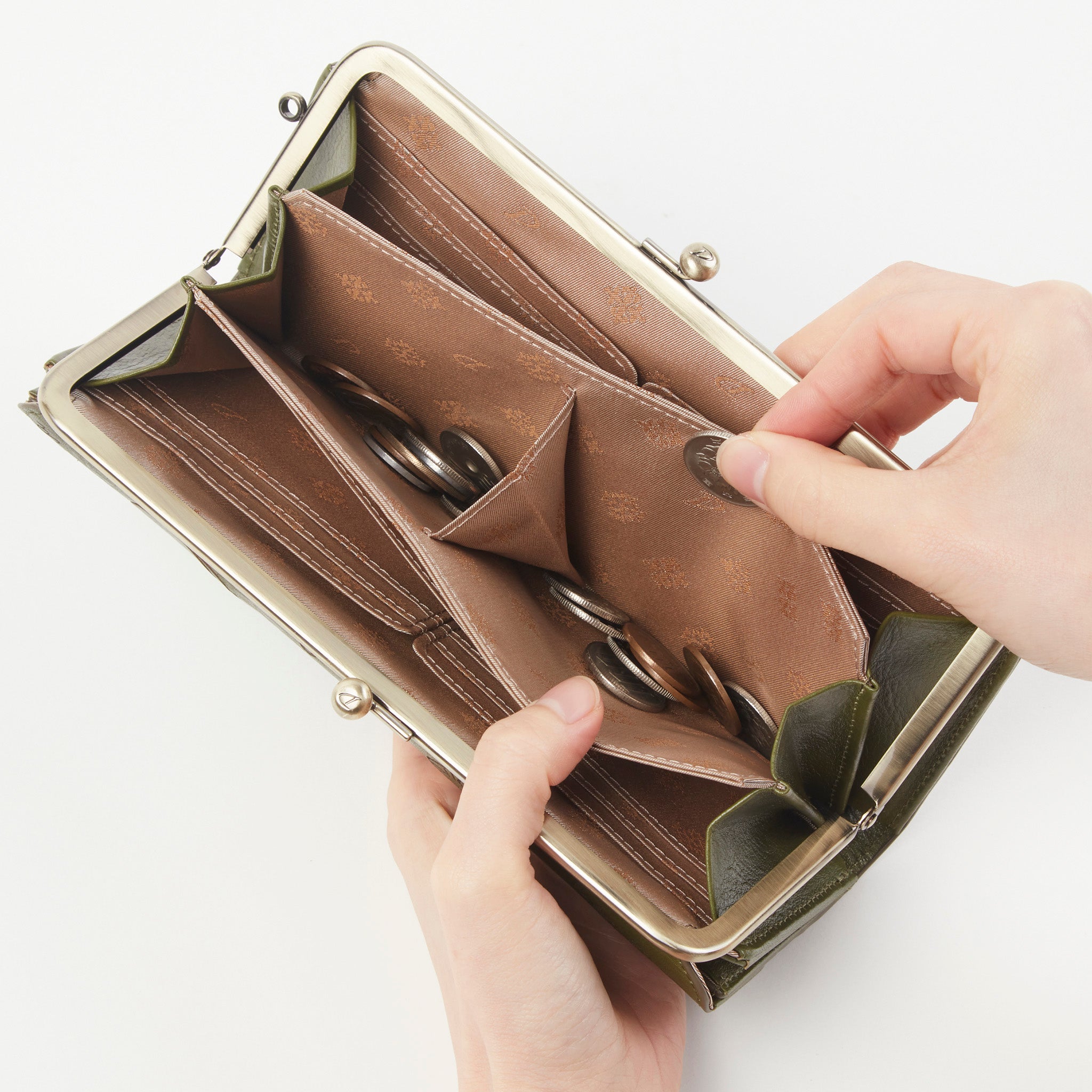 【公式WEB限定品】 エレファンテ がま口長財布 0038635