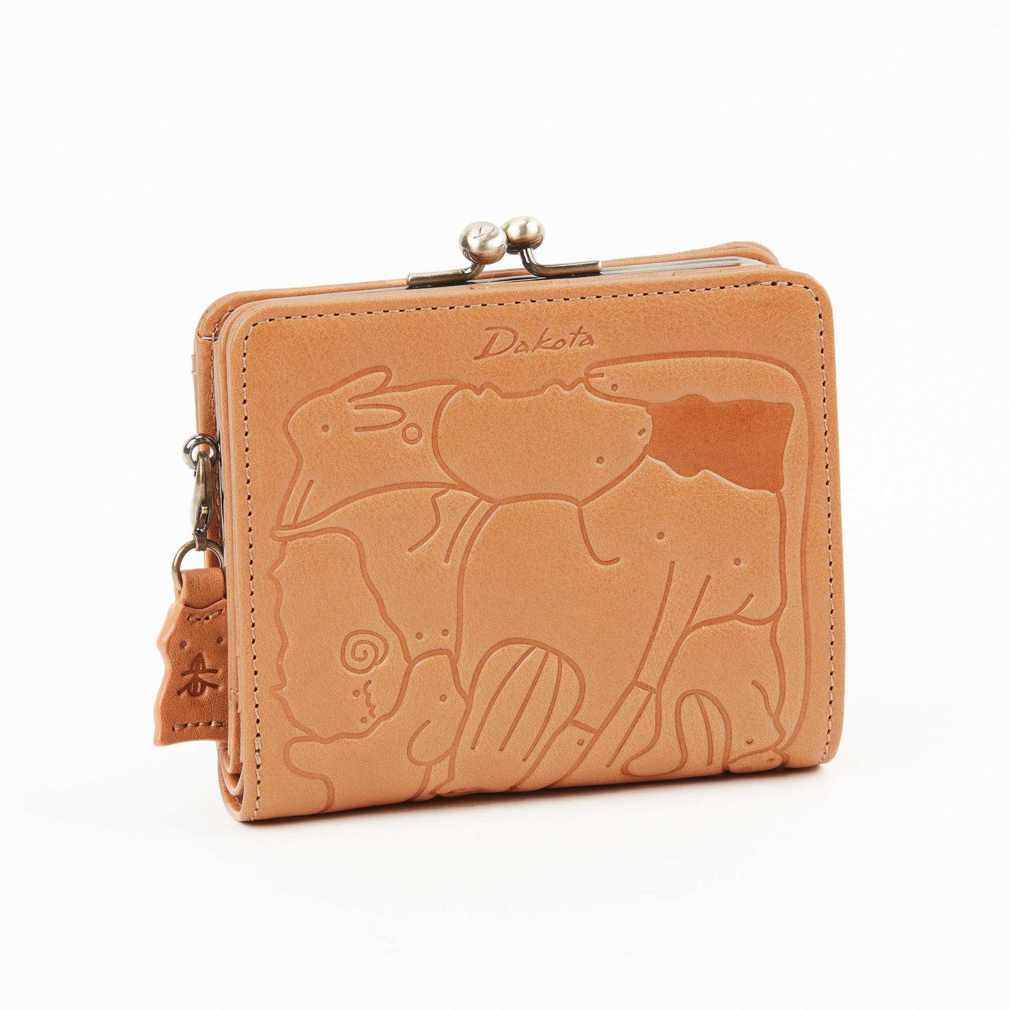 【公式WEB限定品】アニマーレ がま口二つ折り財布 0038640