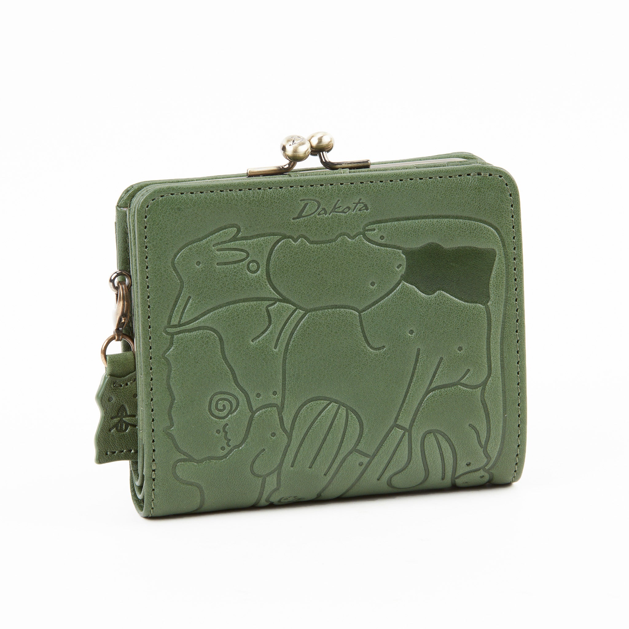 【公式WEB限定品】アニマーレ がま口二つ折り財布 0038640