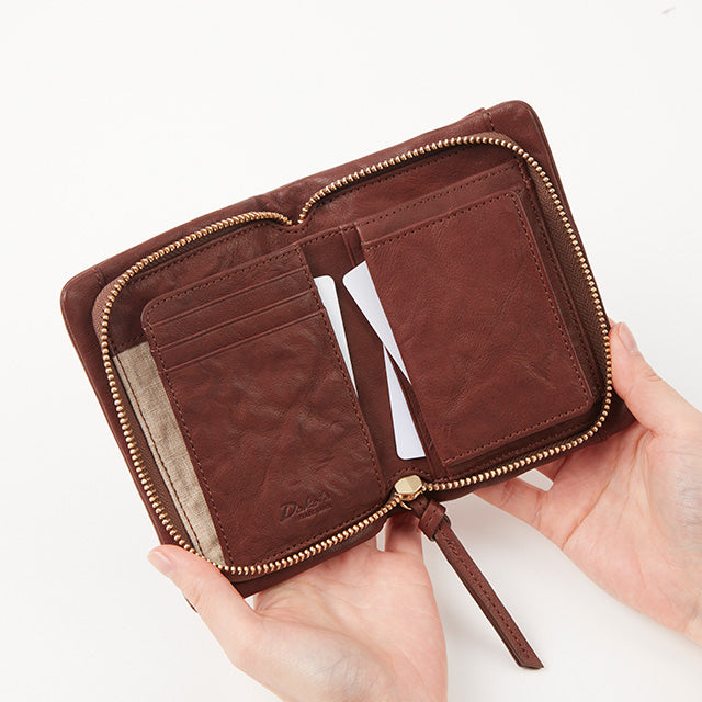 ワンダラー ラウンドファスナー二つ折り財布 0620241