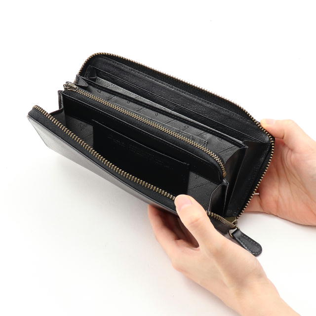 エティカ ラウンドファスナー長財布 0620323