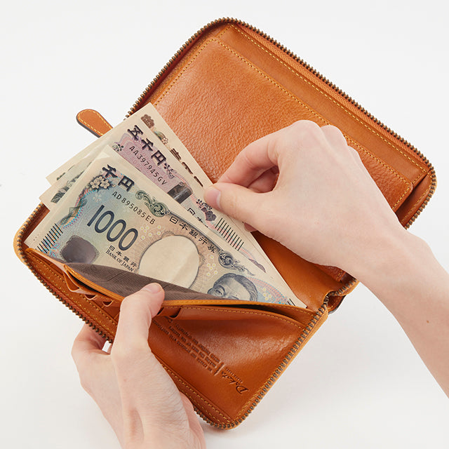 エティカ ラウンドファスナー長財布 0620324