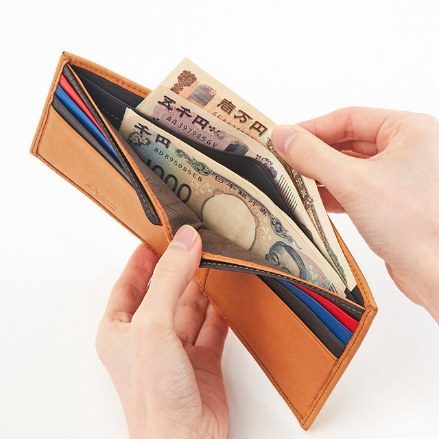 ワキシー 純札二つ折り財布 0625911