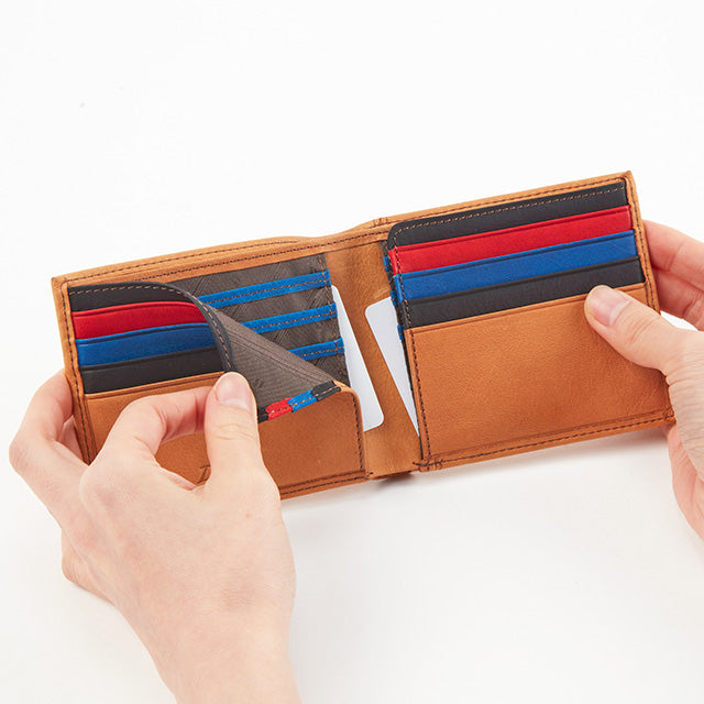 ワキシー 純札二つ折り財布 0625911