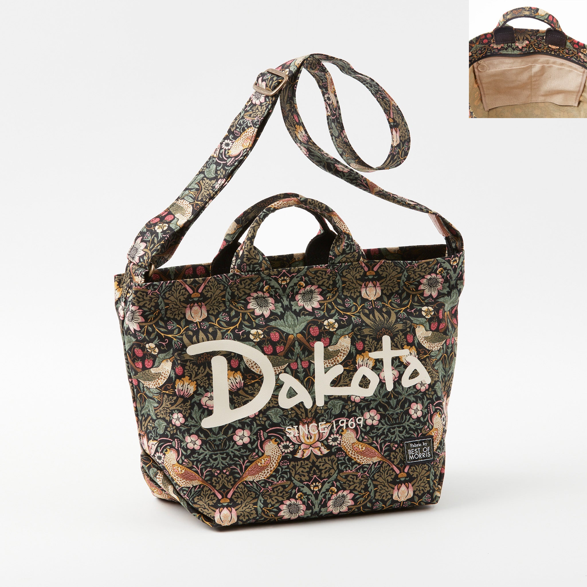 Dakota×Fabric by BEST OF MORRIS 2wayハンドバッグ 1542001