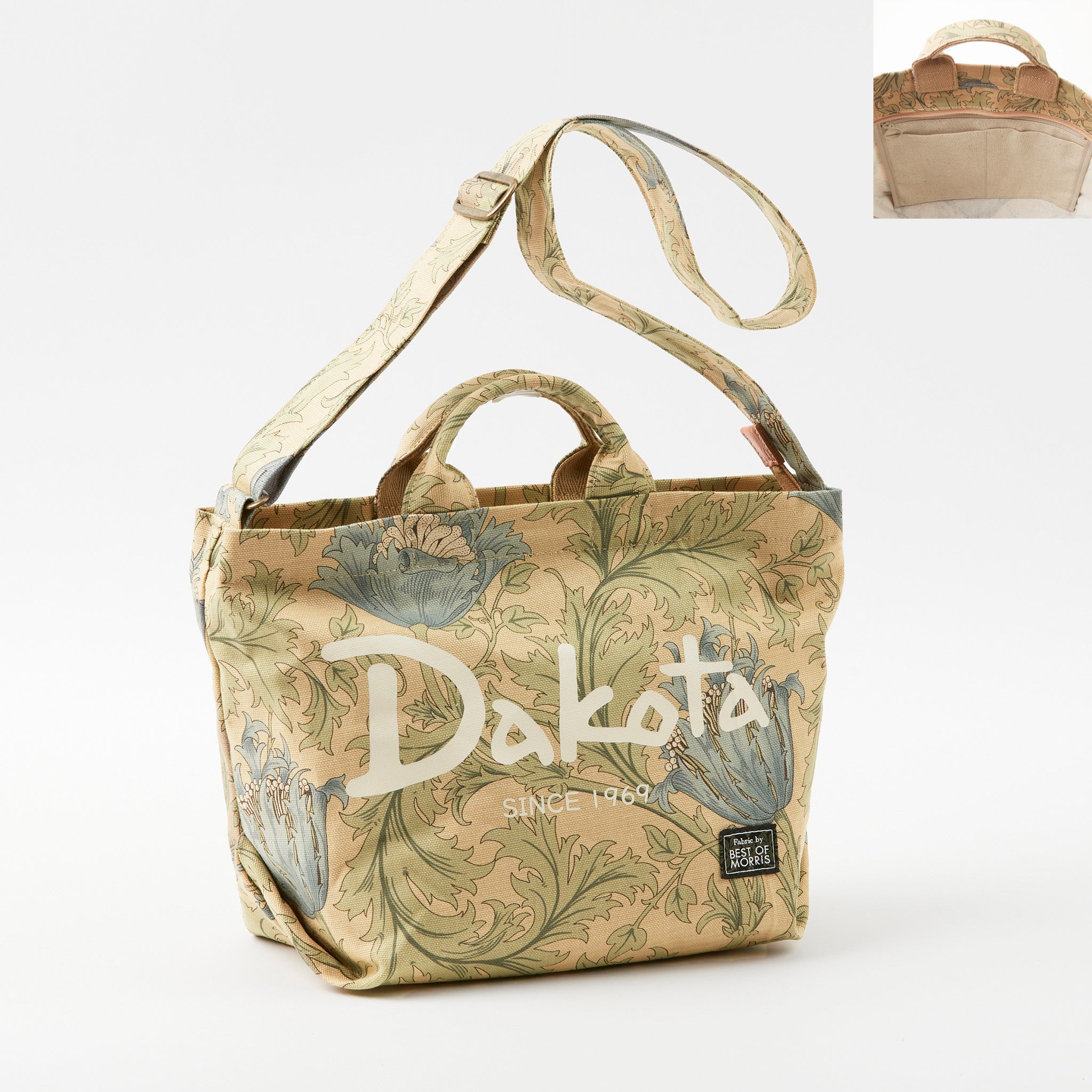 Dakota×Fabric by BEST OF MORRIS 2wayハンドバッグ 1542001