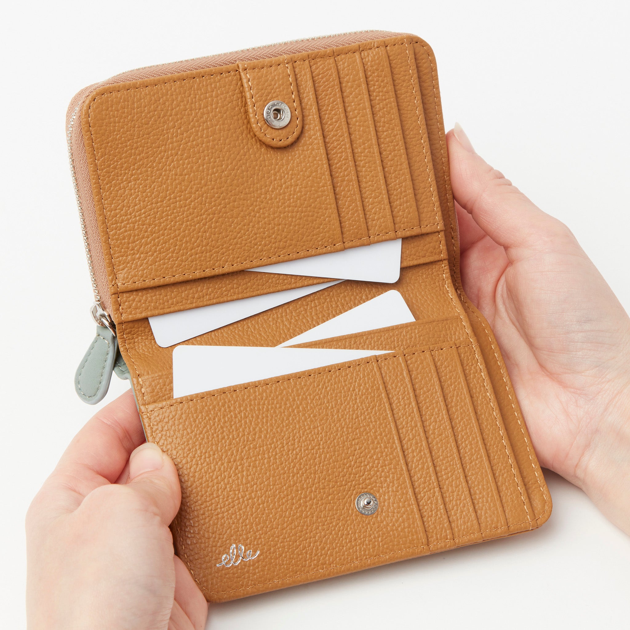 ELLE アンプラント 二つ折り財布 5431530