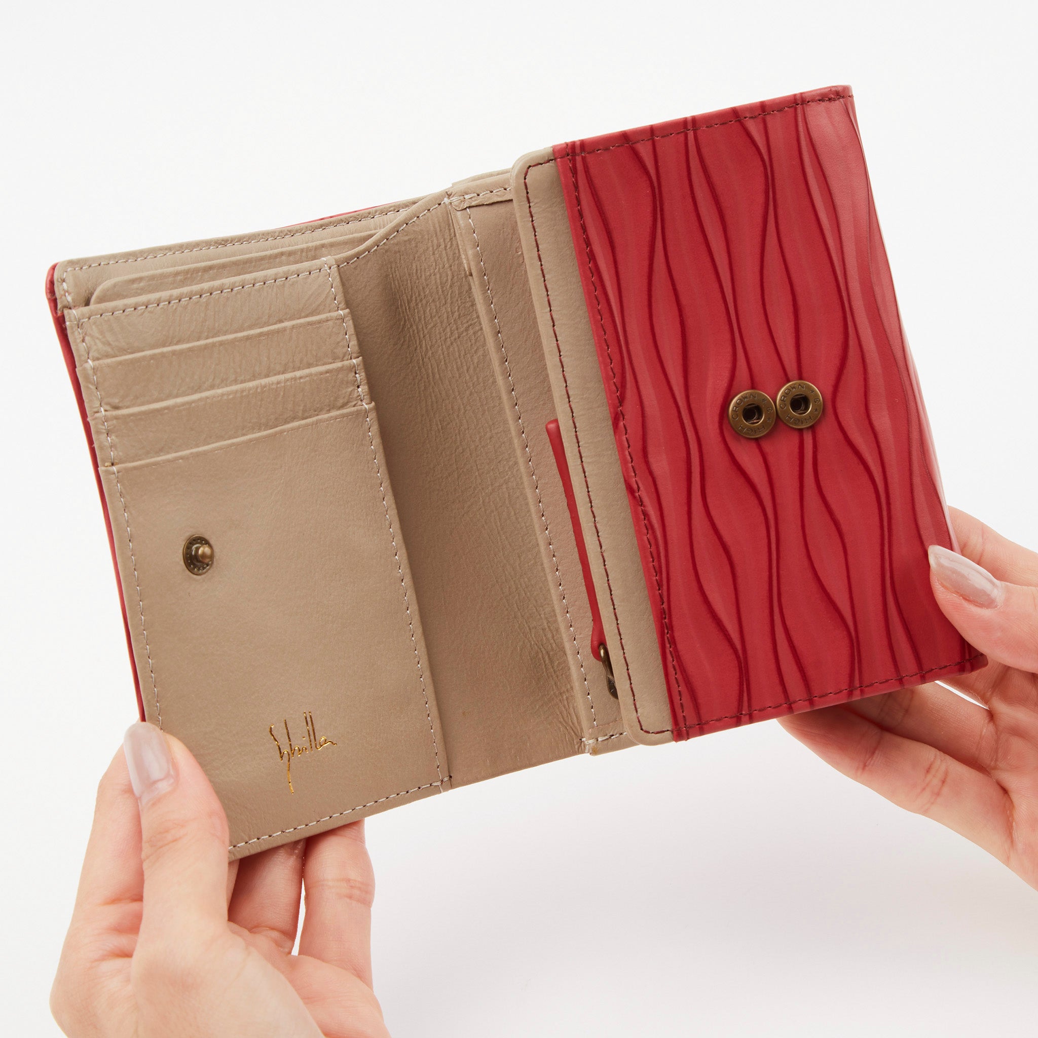 オーラ 二つ折り財布 5470201