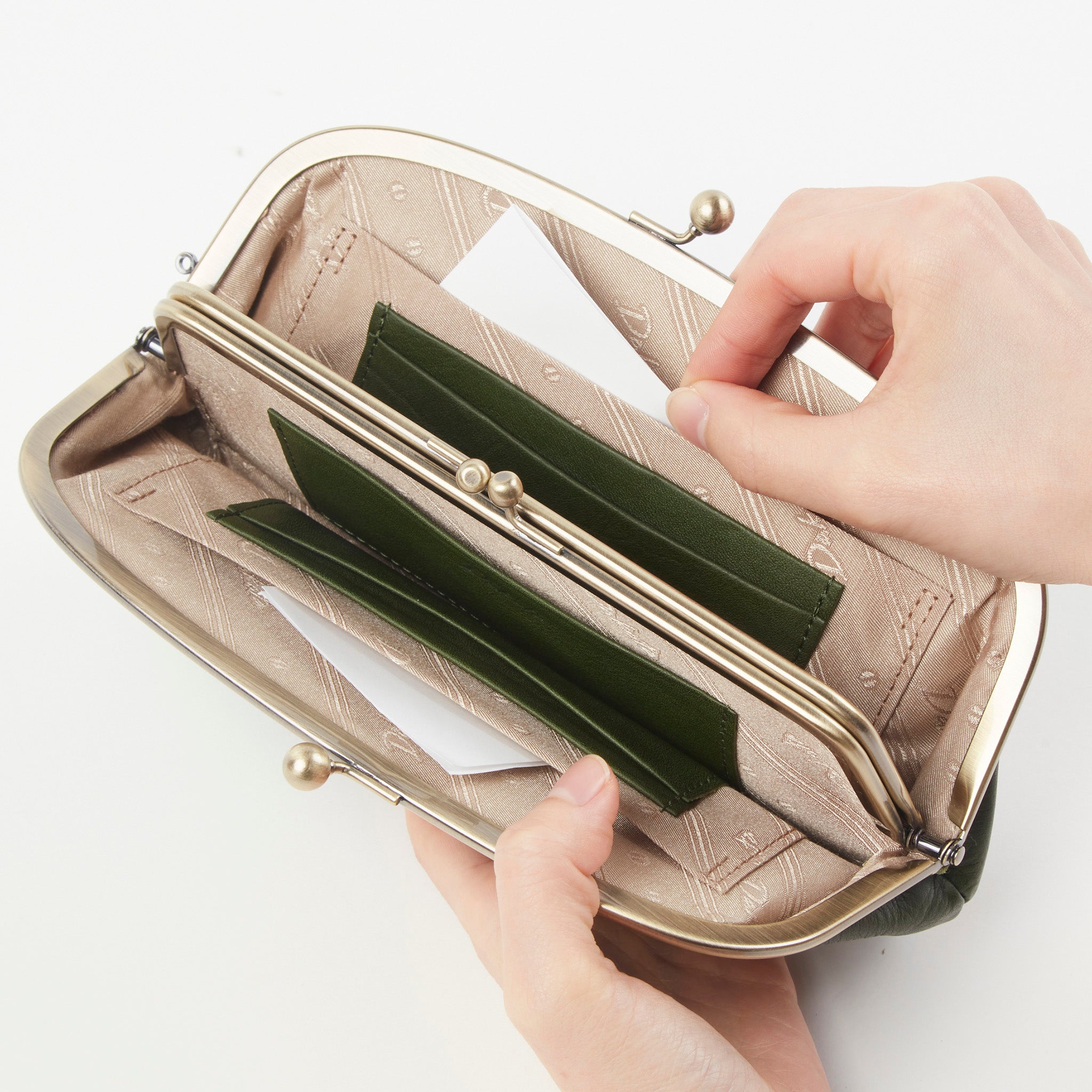 ren  Dakota がま口 長財布 Dakota ラルゴ がま口長財布 0030582