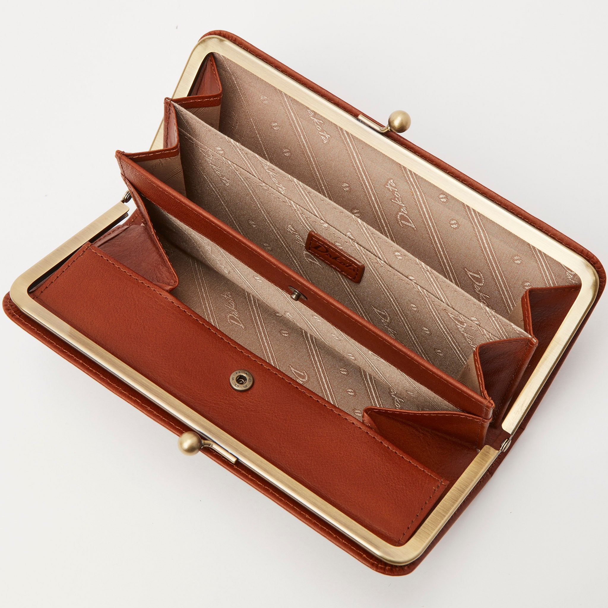 【新品】DAKOTA ダコタ ラルゴ 親子がま口 長財布 キャメル ブラウン ダコタ 長財布 がま口 ラルゴ レディース 35882 日本製 Dakota | 牛革