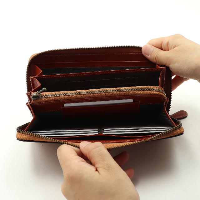 エティカ ラウンドファスナー長財布 0620323