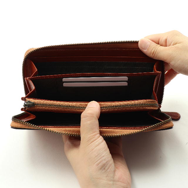 エティカ ラウンドファスナー長財布 0620323