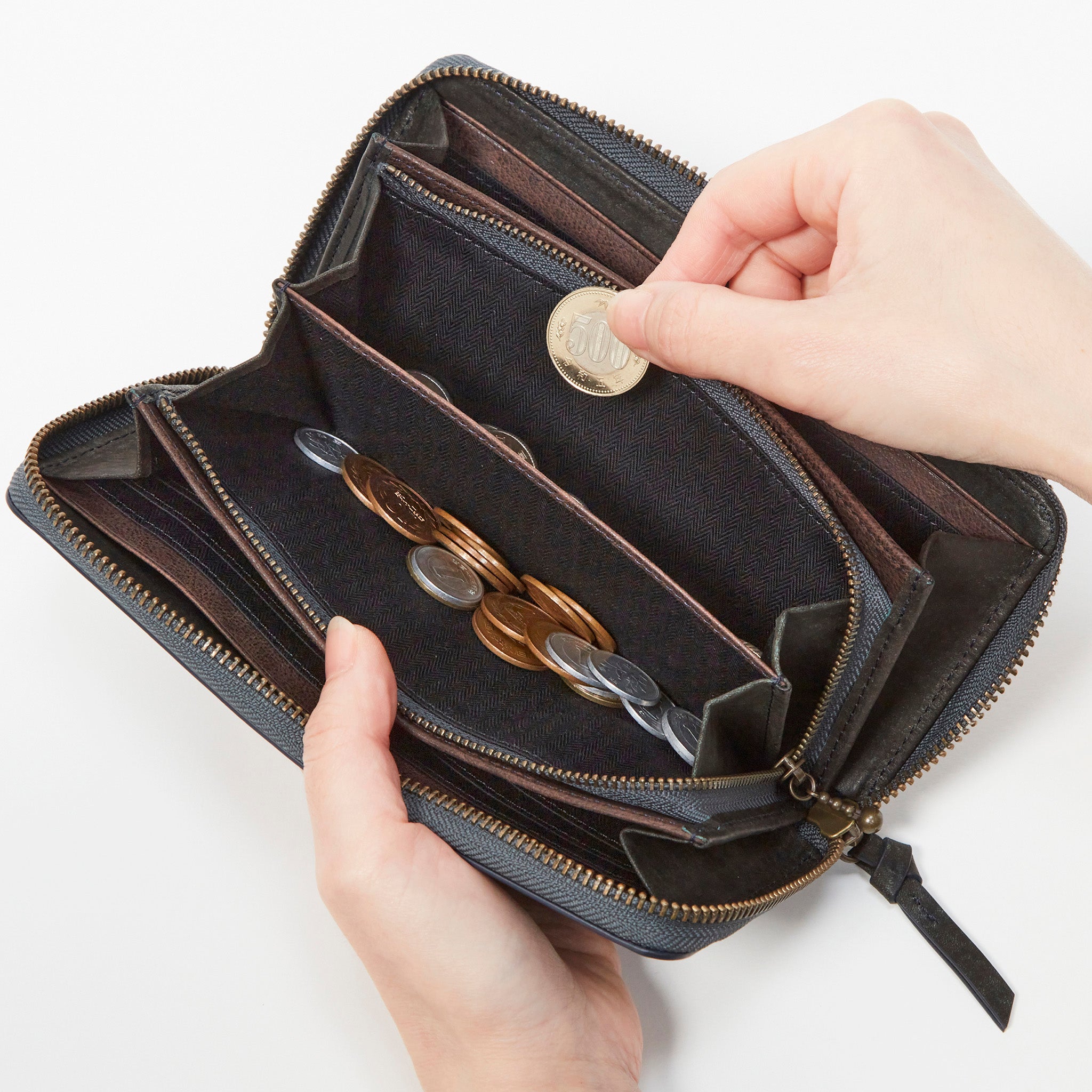 Dakota BLACK LABEL セディメント 長財布 0622002