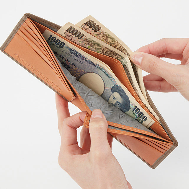 バシレウス 純札二つ折り財布 0625411