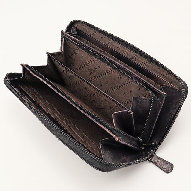 【公式WEB・一部店舗限定品】ペンネロブラック ラウンドファスナー長財布 0628512