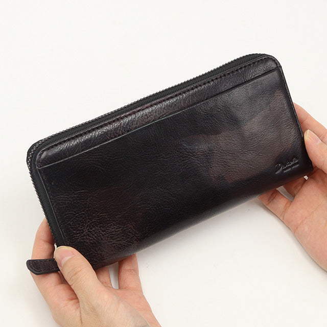 【公式WEB・一部店舗限定品】ペンネロブラック ラウンドファスナー長財布 0628512