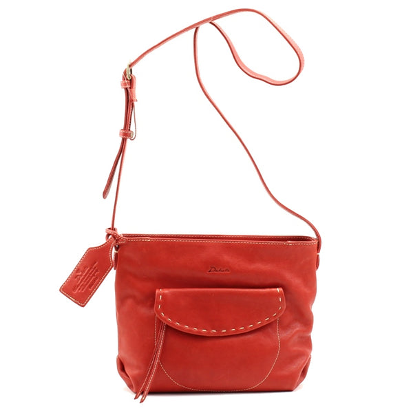 昭和レトロ Charlotte おしゃれ箱 レッド Dakota シャーロット ショルダーバッグ 1034663