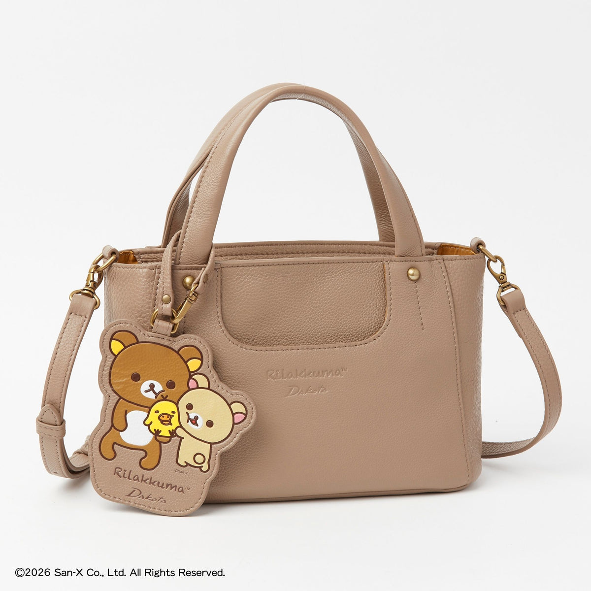 9月中旬再入荷予定】Dakota リラックマ キューブ 2wayハンドバッグ 1034960