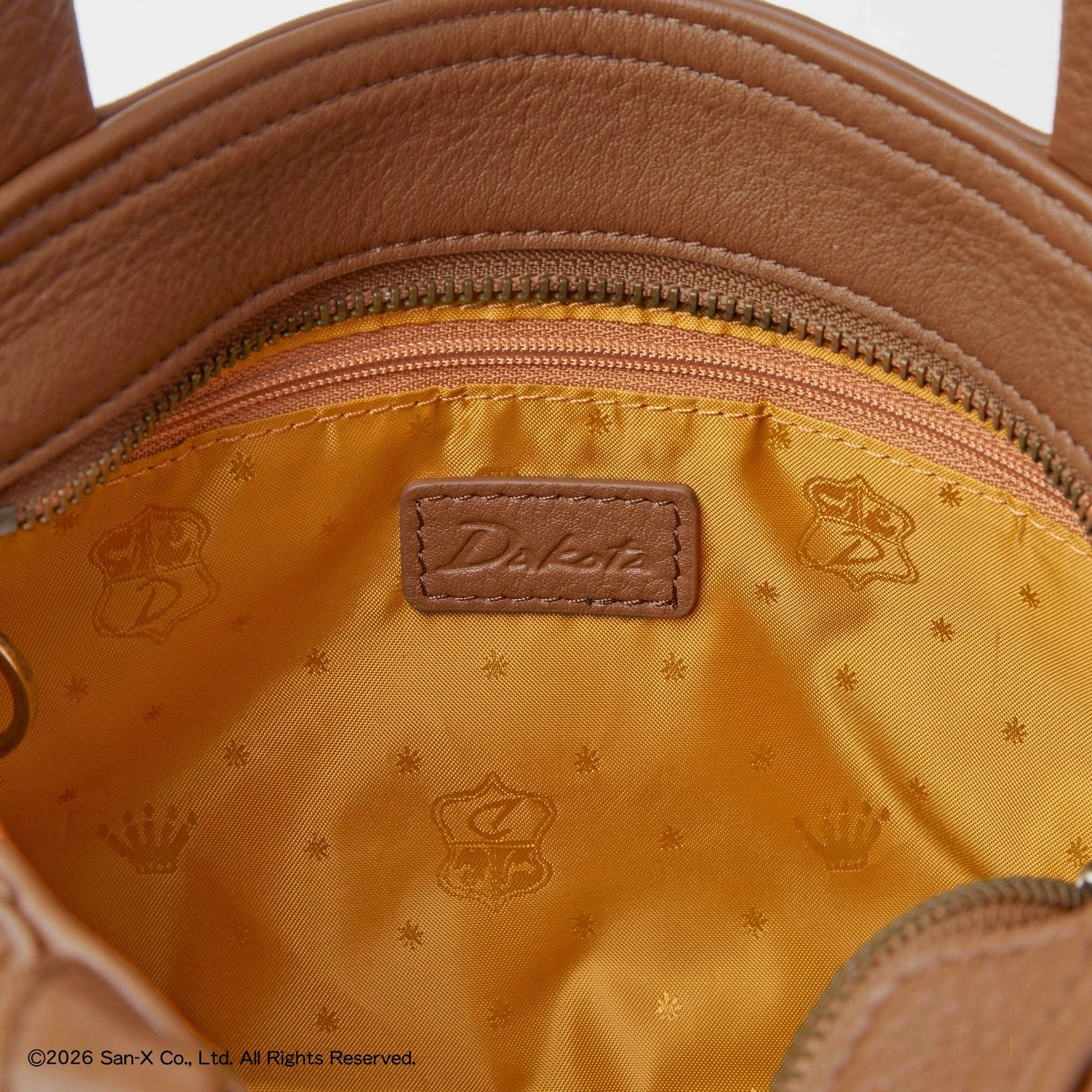 9月中旬再入荷予定】Dakota リラックマ キューブ 2wayハンドバッグ 1034960