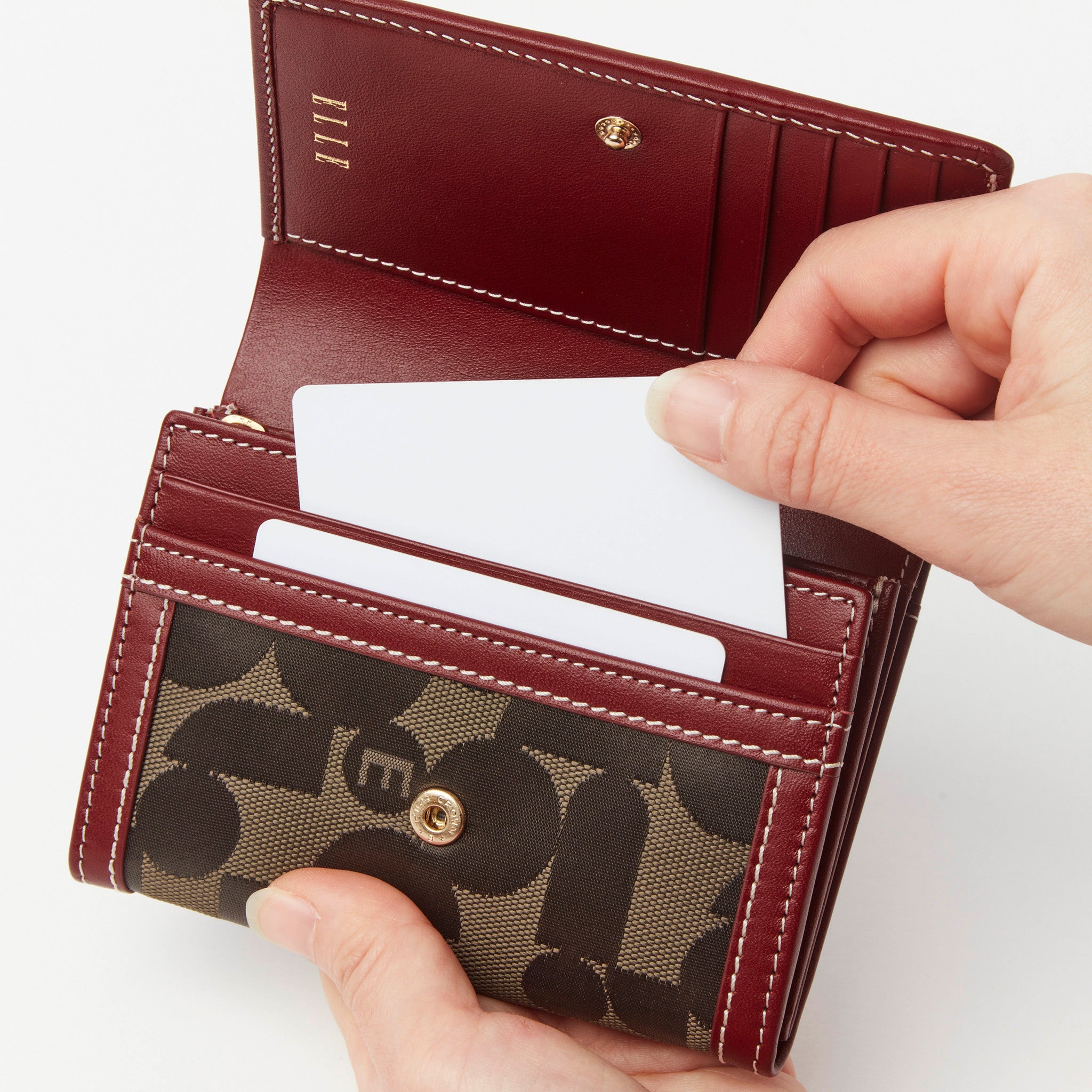 ELLE シェリール3　二つ折り財布　5430200