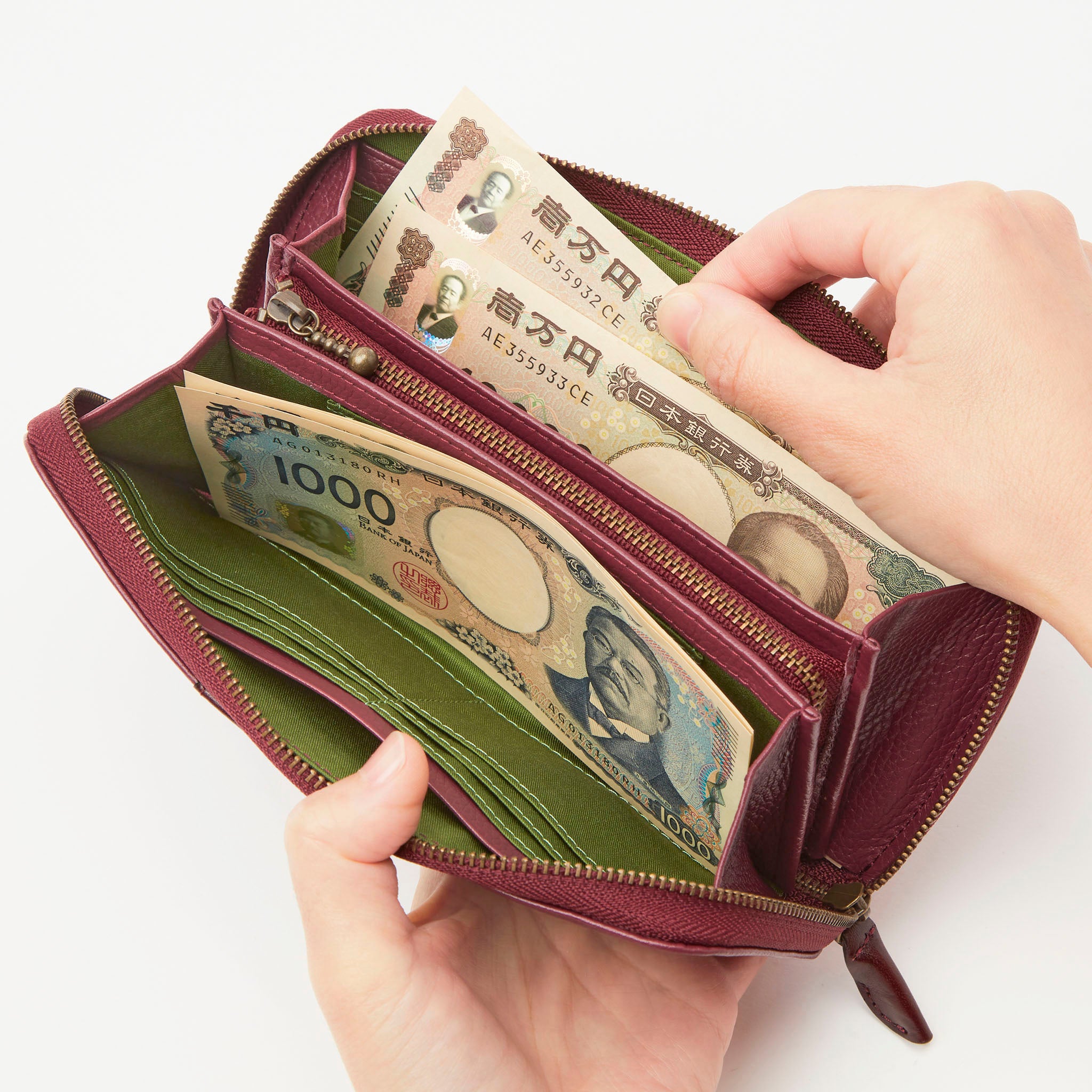 アンバール　ラウンドファスナー長財布 5470582