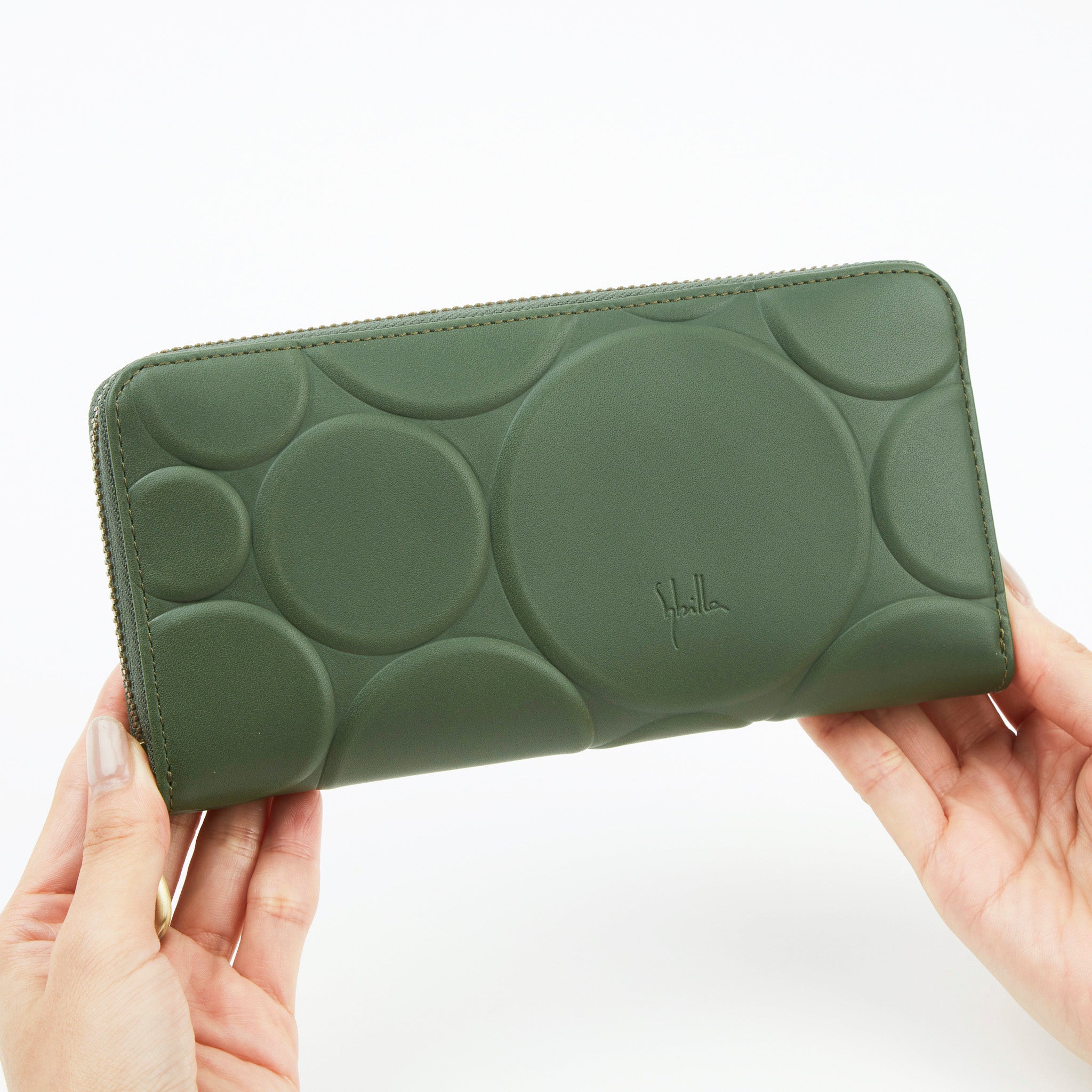 シルクロ　ラウンドファスナー長財布　5471232