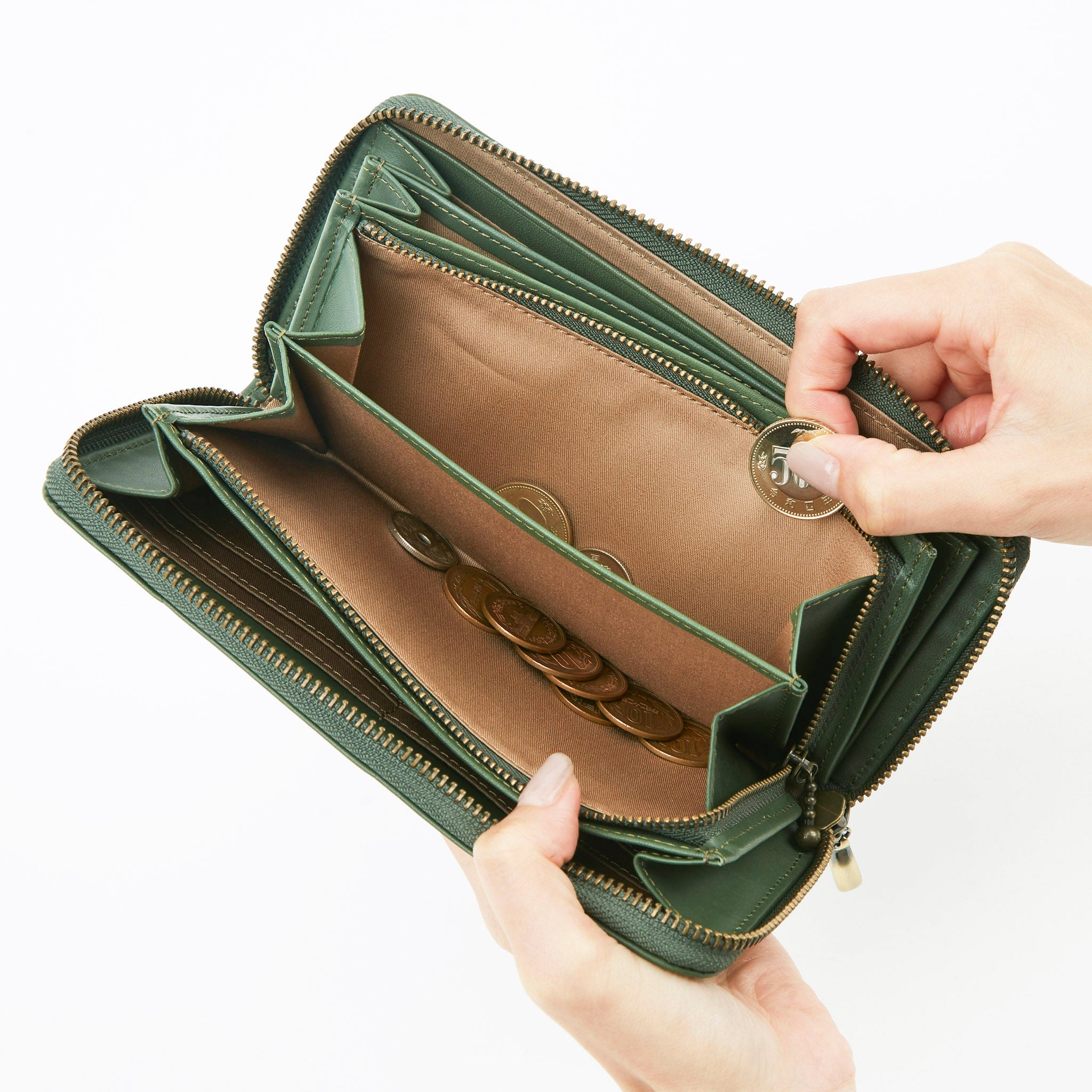 シルクロ　ラウンドファスナー長財布　5471232