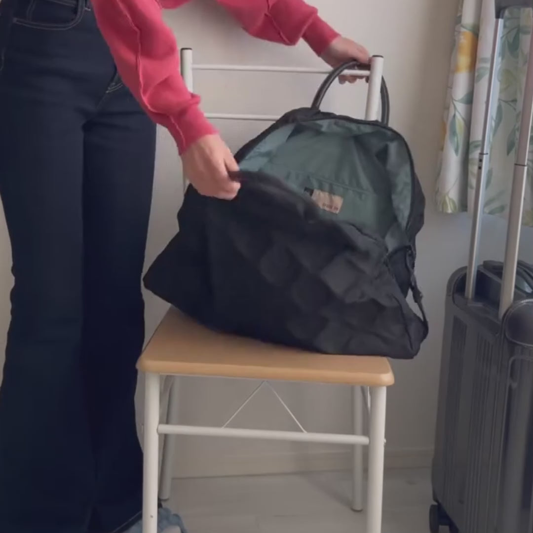 動画内では3日分の衣類を入れています